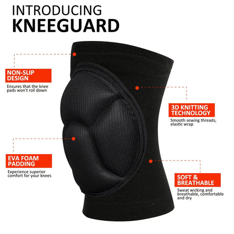 Knee Pads, Collision Avoidance Knee Sleeve for Men Women, Small/Medium