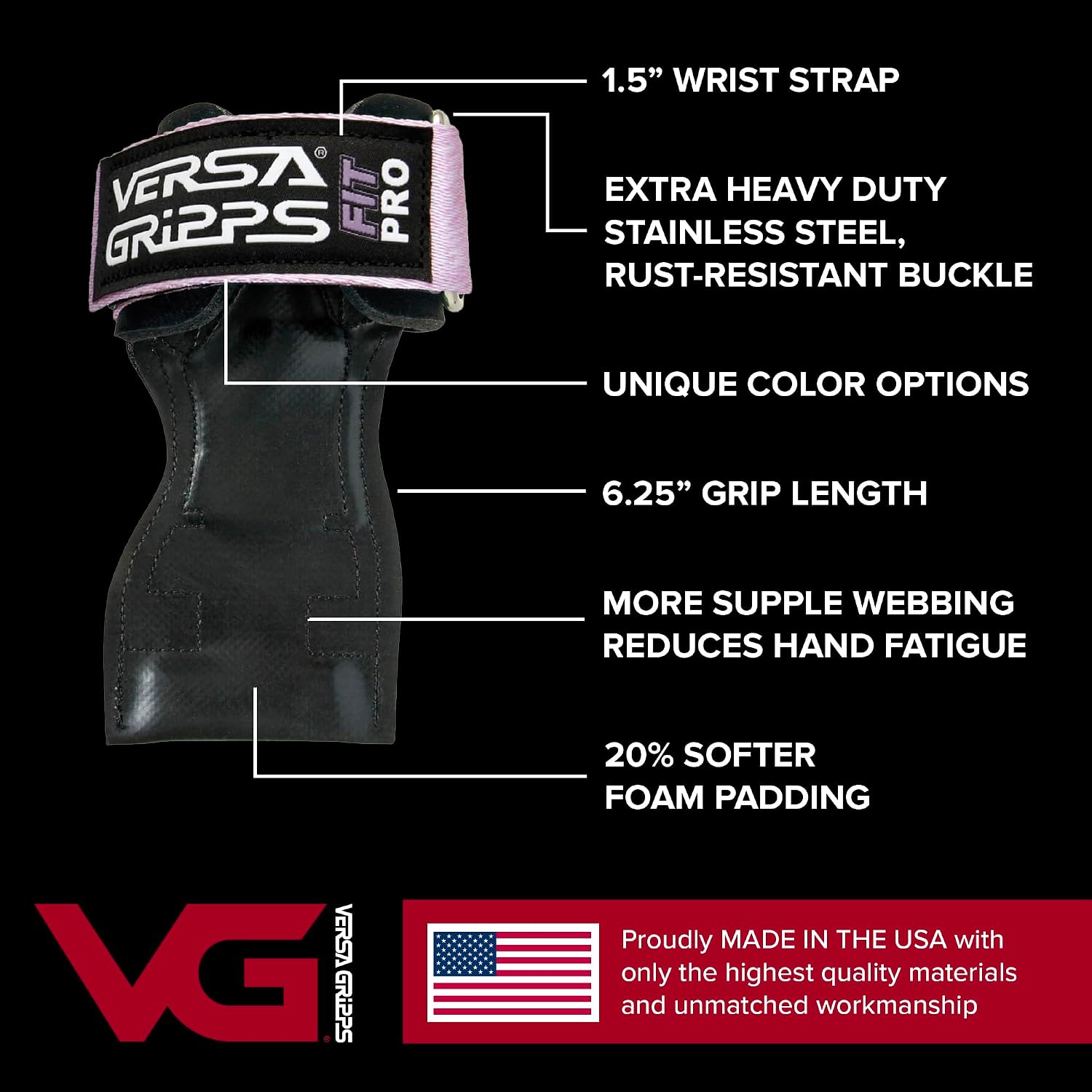 VERSA GRIPPS® FITPRO Wrist Straps