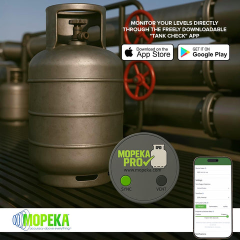 Mopeka Pro Check Bluetooth Propane Tank Sensor, Magnetic, 250 Gallon Max