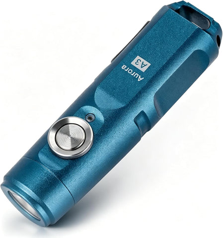 RovyVon A3 Gen 4 Mini Keychain Flashlight, Super Bright 650 Lumens, USB C Rechargeable EDC Flashlight Water-Resistant, Compact and Portable for Everyday Carry, Camping, Hiking, Emergency (Mao White)