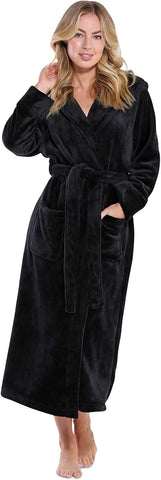 Turquaz Oversize Premium Luxury Ultra Soft Warm Robes for Women Plush Fleece Bathrobe for Women with and Spacious Pockets
