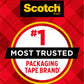 Scotch Heavy Duty Shipping Packing Tape, Clear, Shipping and Packaging Supplies, 1.88 in. x 54.6 yd., 1 Tape Roll