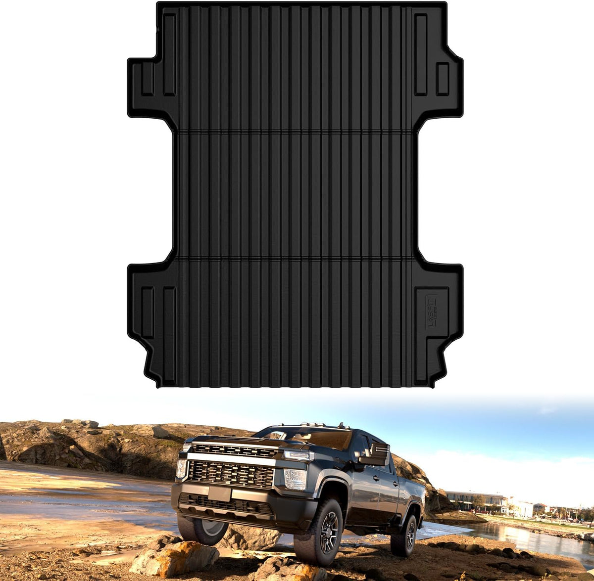 LASFIT Truck Bed Mat for Chevy Silverado/GMC Sierra 2500HD 3500HD 2020-2026