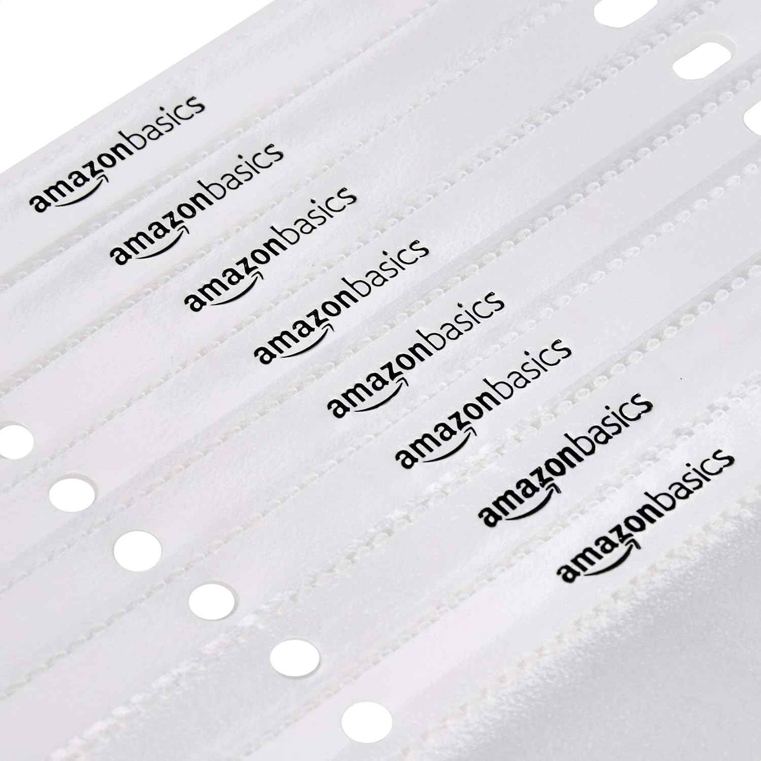 Amazon Basics Sheet Protectors for 3 Ring Binder, Non-Glare, Top Loading, Letter Size 8.5 x 11 in, Clear, 1200-Pack