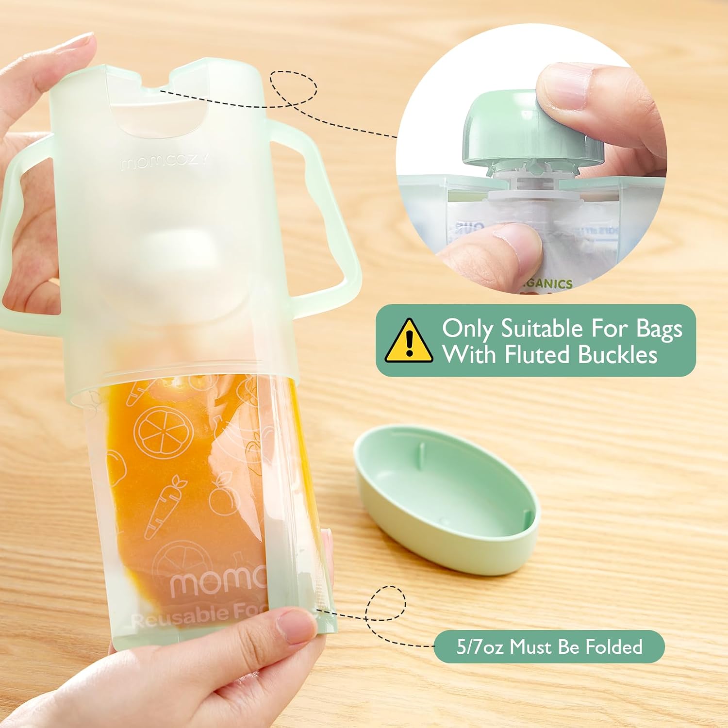 Momcozy Baby Pouch Holder No Squeeze