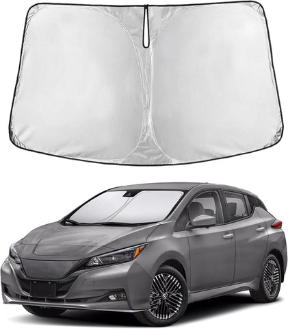 EcoNour Windshield Sunshade Compatible for Nissan Leaf 2018-2023 2024 2025
