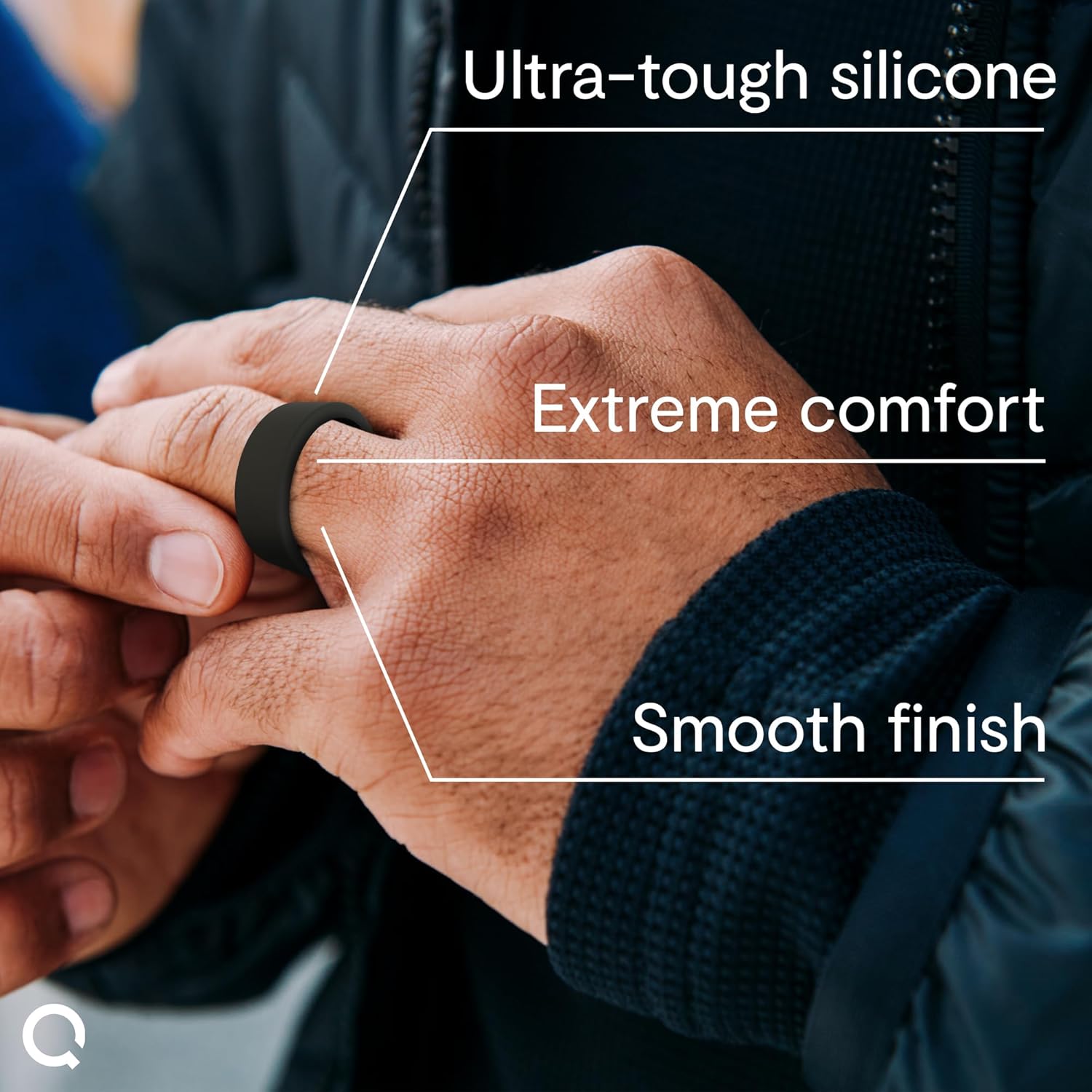 QALO Silicone Ring for Men – All-Day Comfort for Active Lifestyle