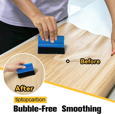tiptopcarbon Wallpaper Kit Wallpaper Smoothing Tool Wallpaper Tools for Peel and Stick on Contact Paper Hanging Vinyl Backsplash Window Film