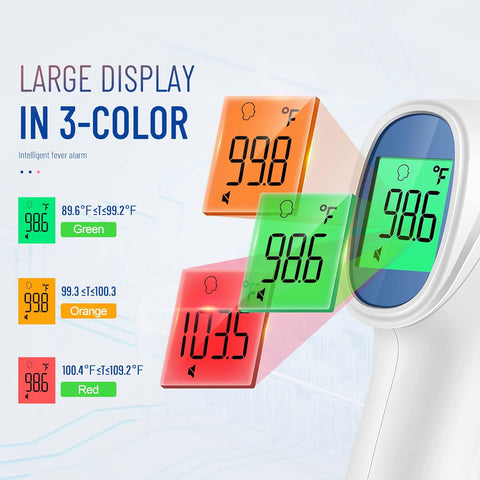 Forehead Thermometer for Adults and Kids, Non Contact, Fast Accurate Result