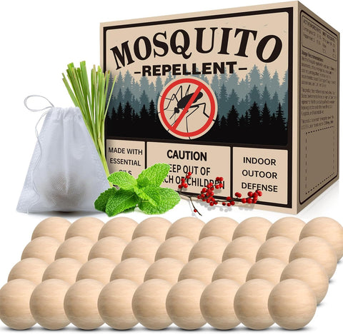 Mosquito Repellent 36 Balls – Mosquito Repellent Outdoor Patio & Indoor