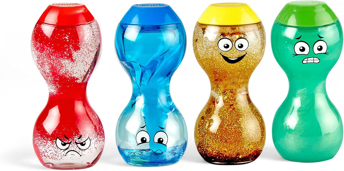 hand2mind Express Your Feelings Sensory Bottles-Primary Emotions