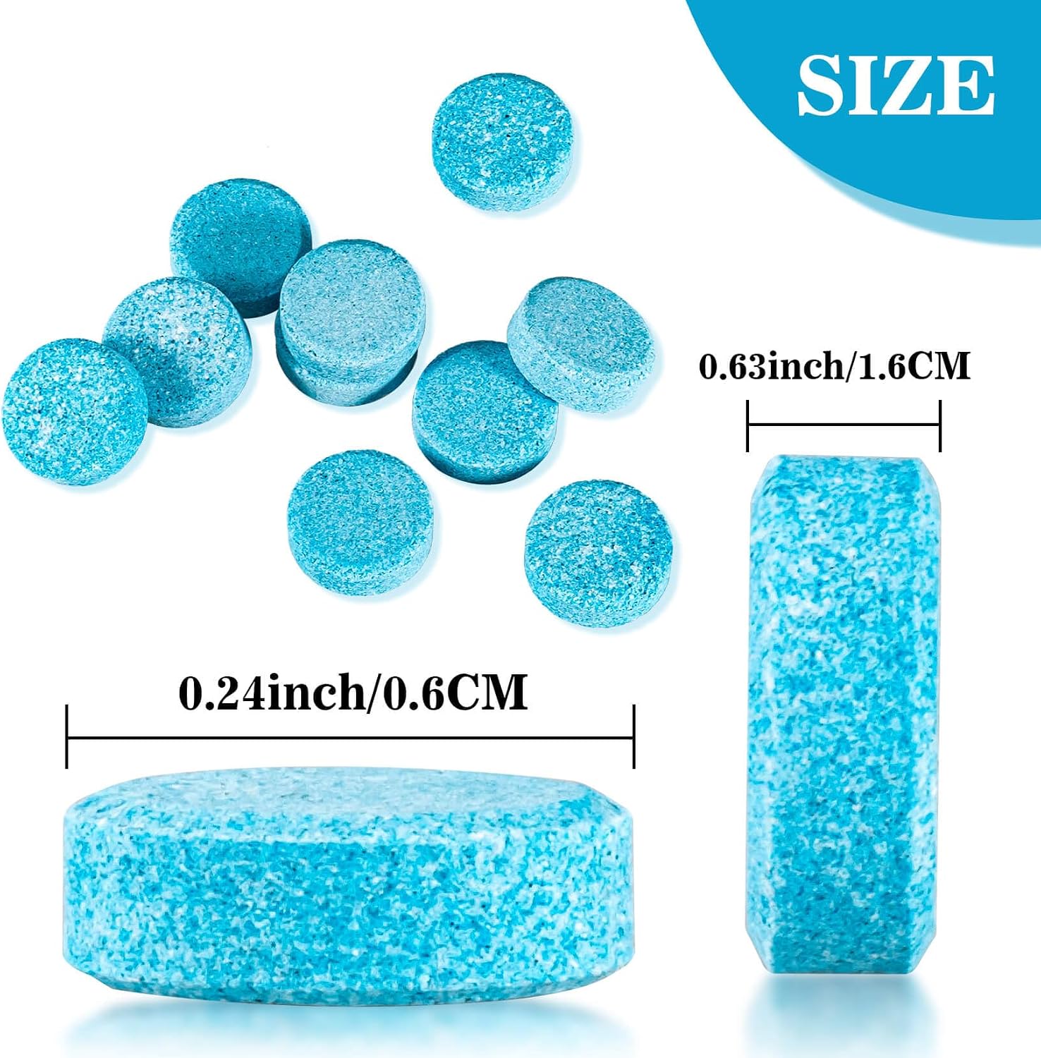 Sukh Car Windshield Washer Tablets - Washer Fluid Tablets Glass Cleaner Concentrate Car Windshield Wiper Fluid Car Windshield Cleaner Automotive Glass Cleaner
