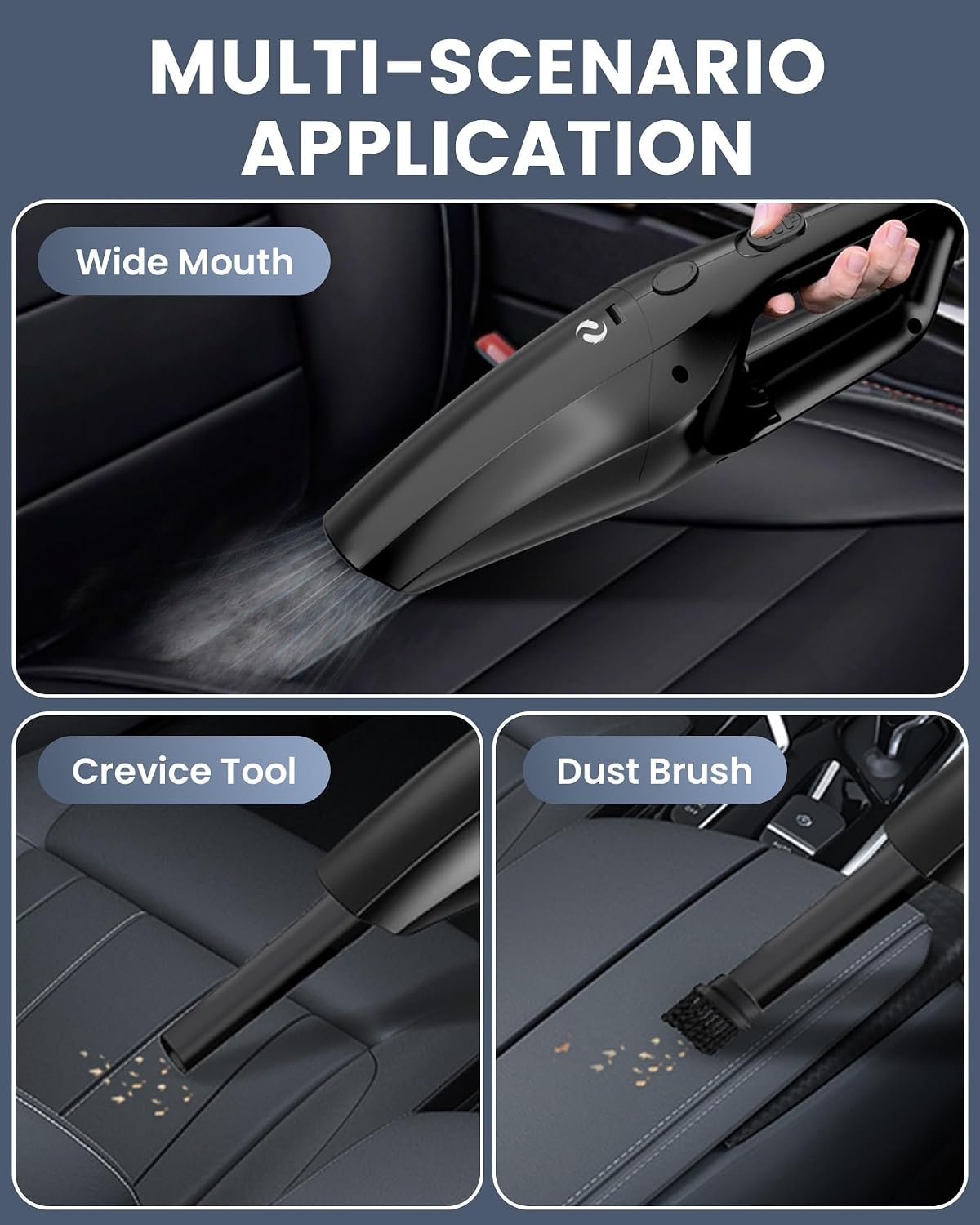 Handheld Vacuum Cordless, Portable Mini Car Vacuum