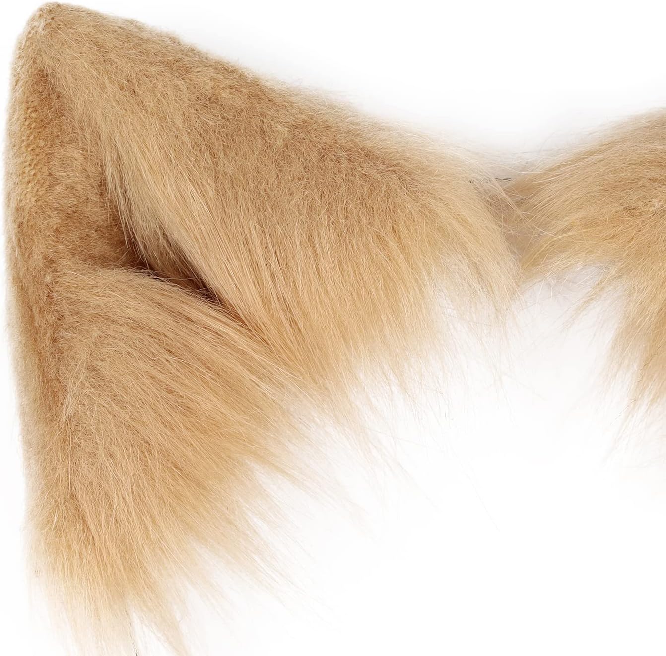 QinRuan Cat Ears and Wolf Fox Animal Tail Cosplay Costume Faux Fur Hair Clip Headdress Halloween Leather Neck Chocker Set