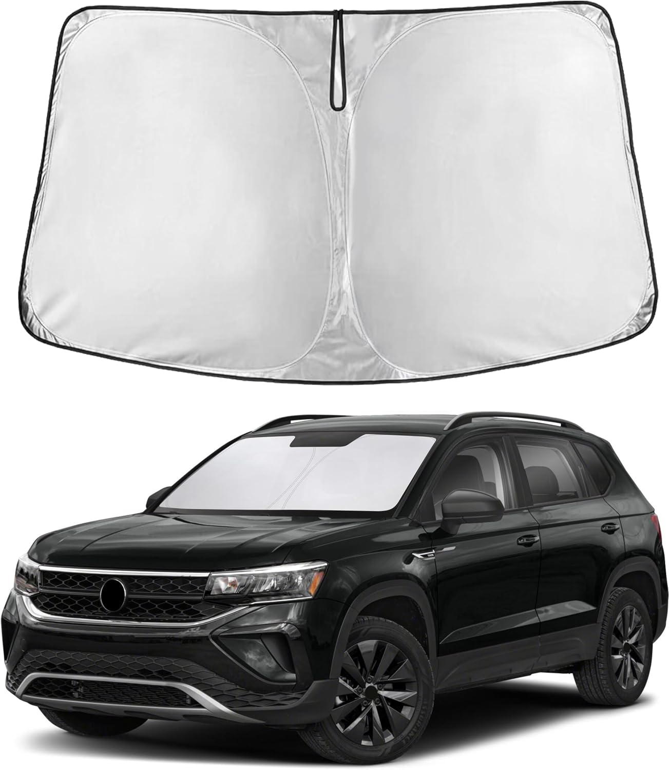 EcoNour Windshield Sunshade Compatible for Volkswagen VW Tiguan 2018-2026
