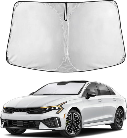 EcoNour Windshield Sunshade Compatible for Kia K5 2021-2024 2025 2026