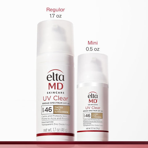 EltaMD UV Clear Face Sunscreen with Zinc Oxide, Oil-Free, SPF 46 and SPF 50