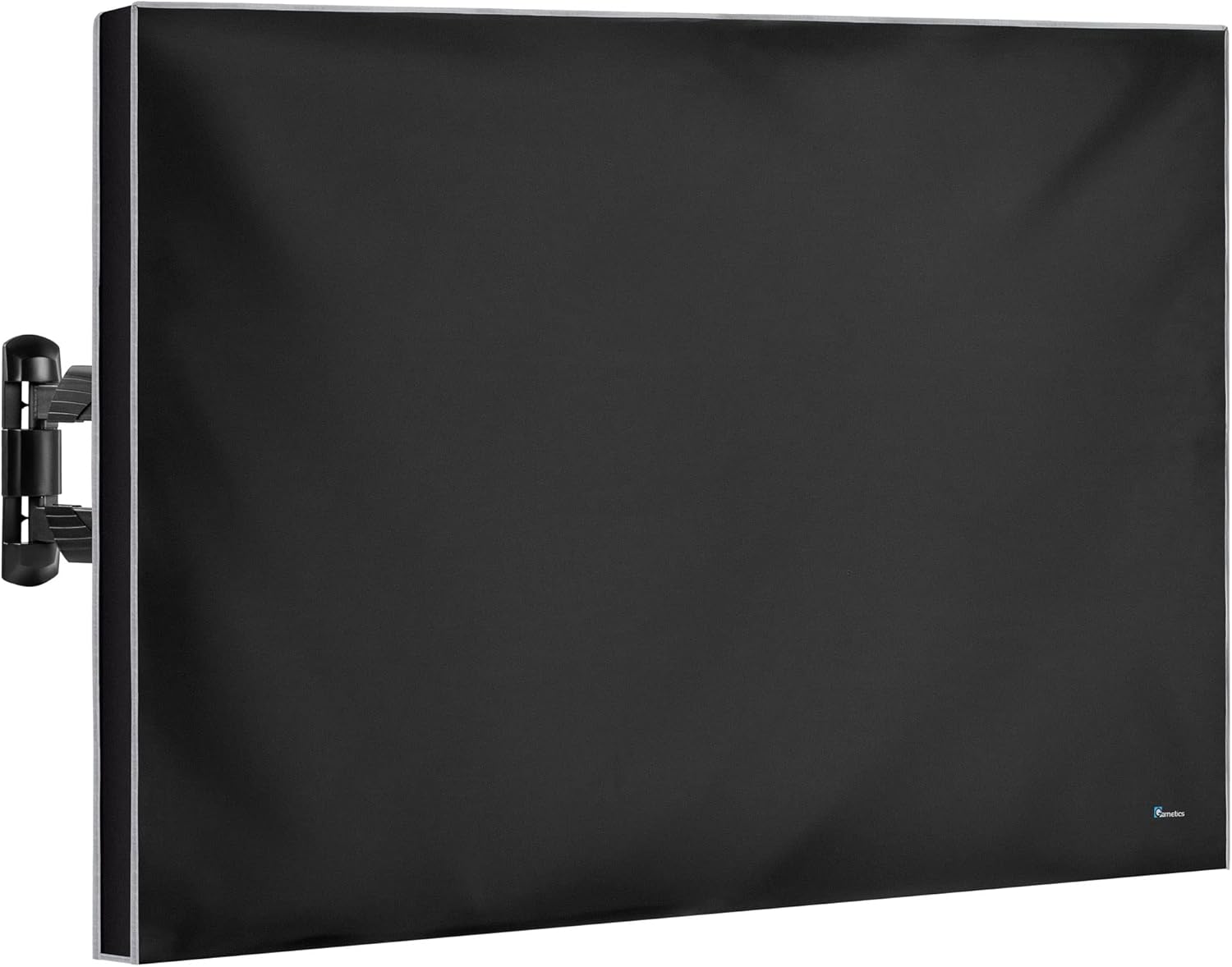 Garnetics Outdoor TV Cover 75 Inch – Waterproof, Weatherproof TV Enclosures with Smart Shield Screen Protectors, Ideal for Outdoor Use, Moving, and Storage - Black