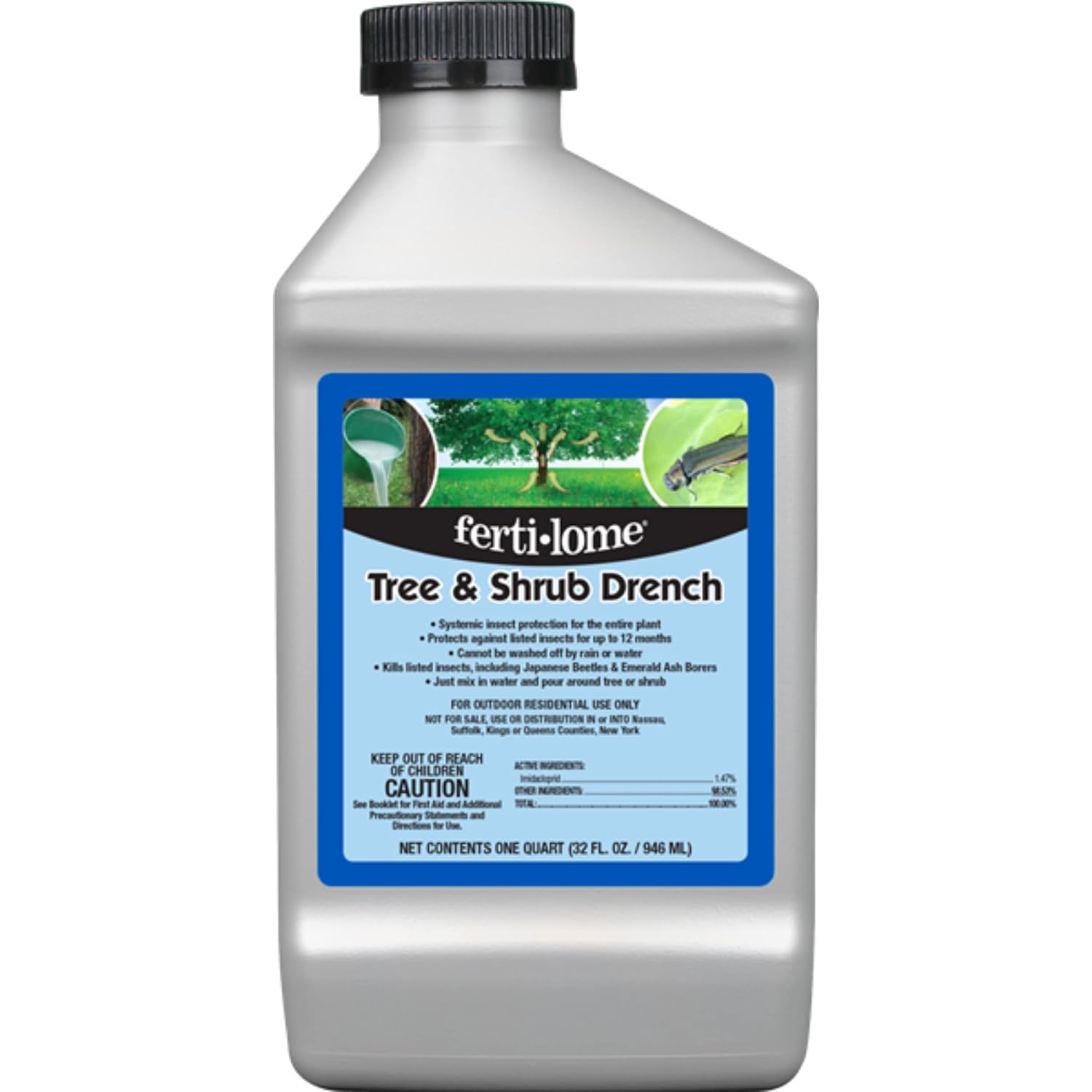 Fertilome (11208) Tree & Shrub Drench Systemic Insecticide, 2.5 gal