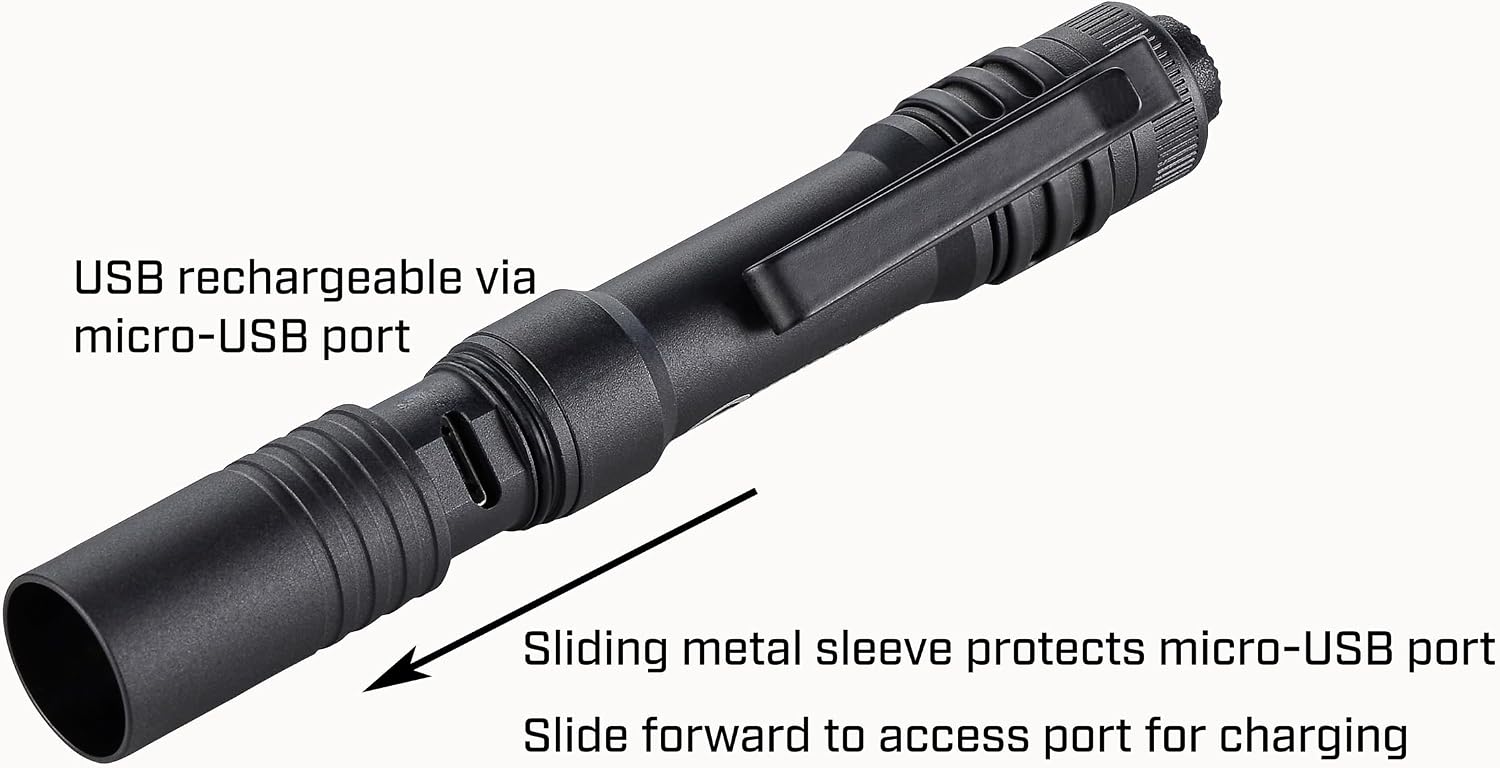 Streamlight 66608 MicroStream USB Flashlight, Coyote