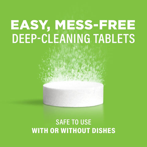 Affresh Dishwasher Cleaner, Mess-Free Deep-Cleaning Tablet, 6 Month Supply