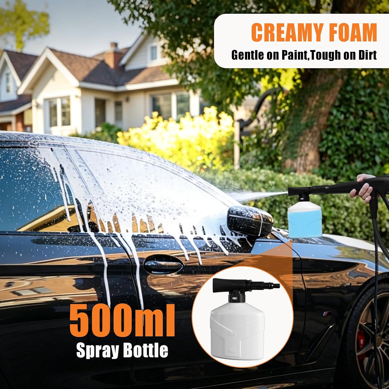Electric Pressure Washer 4500PSI 2.8 GPM with Anti-Tipping Technology