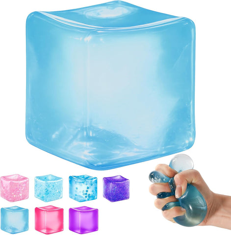 Cube-Shaped Squishy Fidget Toy-Slow Rising Stress Sensory Ball for Teens