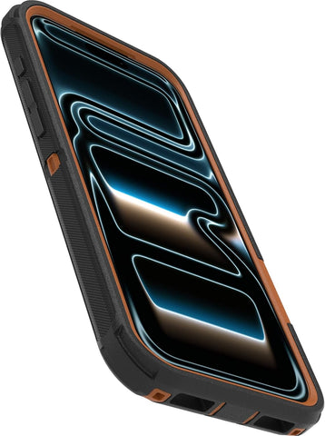 OtterBox iPhone 17 Pro Max (Only) - Defender Series Case - Black Chateau (Black & Orange) - Snaps on MagSafe - Tough - Rugged & Durable