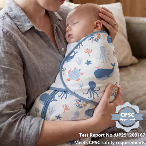 Baby Swaddle Sleep Sack 0-3 Months, Cotton Swaddles for Newborns