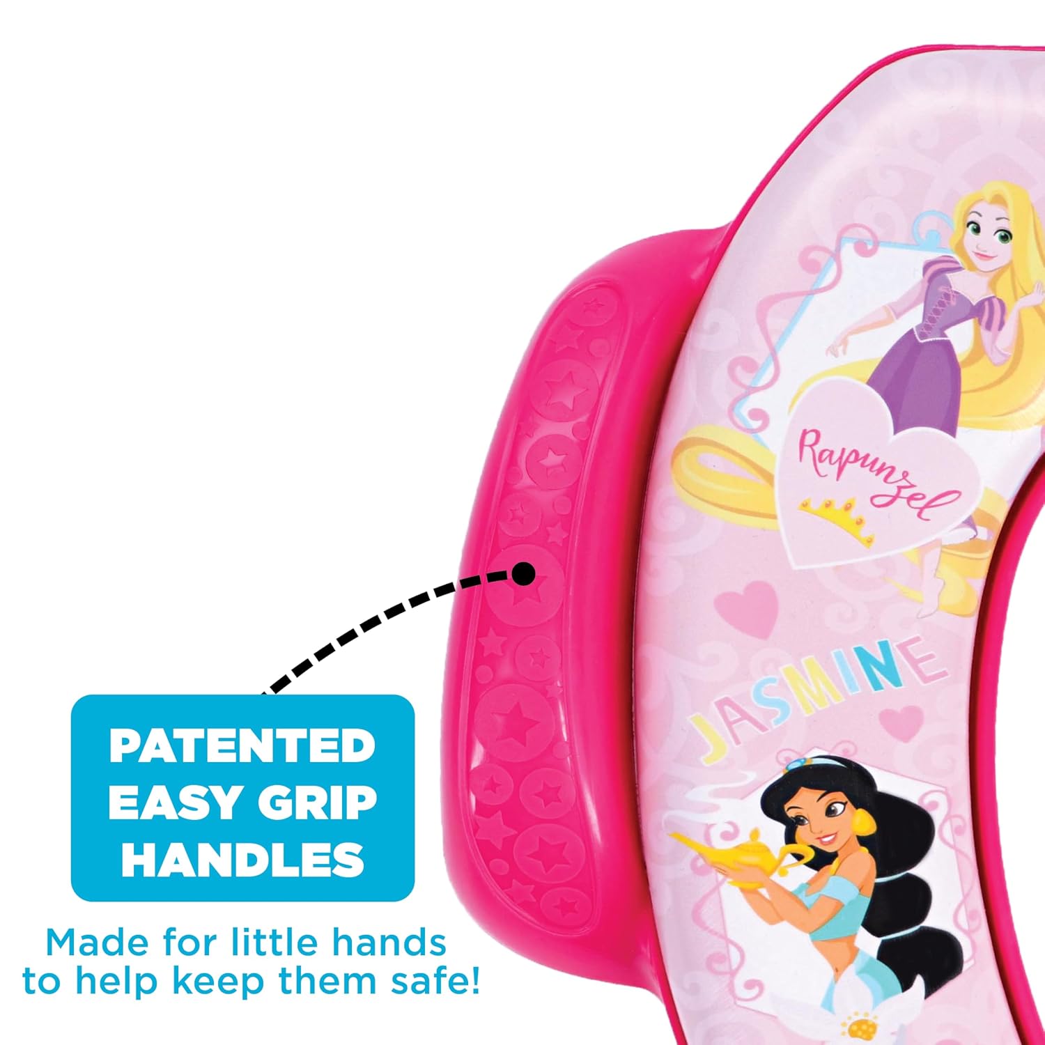 Disney Princess "Loving Life" Soft Potty Seat and Potty Training Seat - Soft Cushion, Baby Potty Training, Safe, Easy to Clean