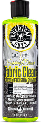 Chemical Guys, Foaming Citrus Fabric & Carpet Cleaner, Seats & Mats, 16 oz