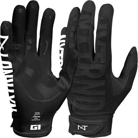 Nxtrnd G1 Pro Men's Football Gloves, Adult Sticky Receiver Gloves