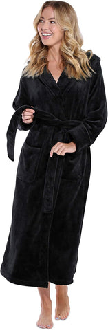 Turquaz Oversize Premium Luxury Ultra Soft Warm Robes for Women Plush Fleece Bathrobe for Women with and Spacious Pockets