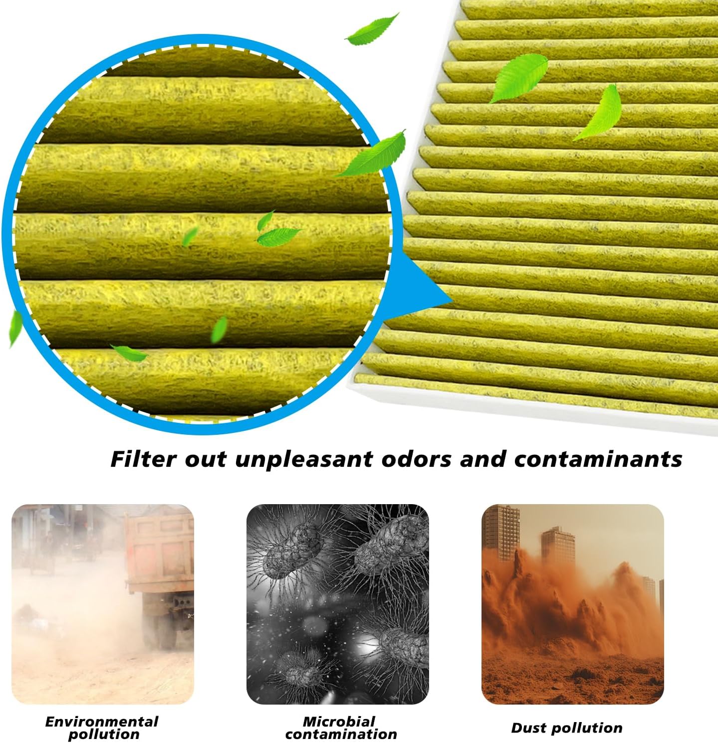 Cabin and Engine Air Filter Fits for Traverse 2018-2025 2026, Blazer 2019-2026, Acadia 2017-2026, Enclave 2018-2026, XT5 2017-2026, XT6 2020-2025, Fits 23321606, CA12166, CF11966