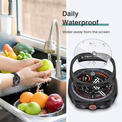 Tensea 5+5PCS for Samsung Galaxy Watch Ultra 2 47mm Screen Protector & Case