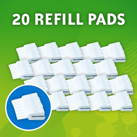 Scrubbing Bubbles Flushable Toilet Wand Refills, Fresh Brush Toilet Cleaner Refill Pads, Cleans Limescale & Fights Odors, Citrus Scent, 20 Count, Pack of 1
