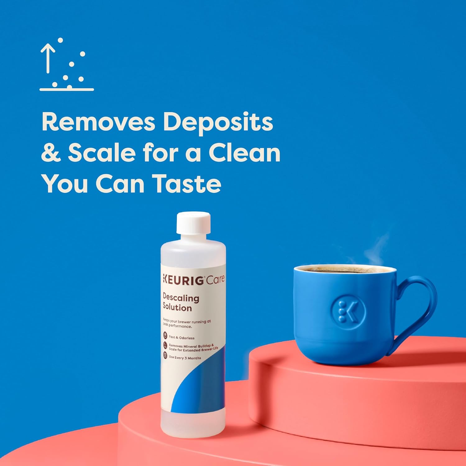 Keurig Brewer Cleanse Kit For Brewer Descaling and MaintenanceIncludes Descaling Solution & Rinse Pods, Compatible with Keurig Classic/1.0 & 2.0 K-Cup Pod Coffee Makers, 5 Count