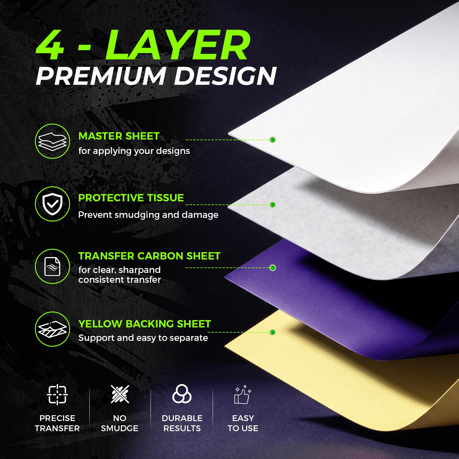 Phomemo 2026 Newly Tattoo Transfer Paper, 50 Sheets A4 Size