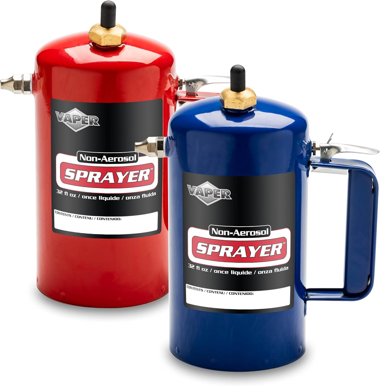 Vaper 19421 2-Piece Spot Spray Non-Aerosol Sprayer Set, Red & Blue 32 oz.