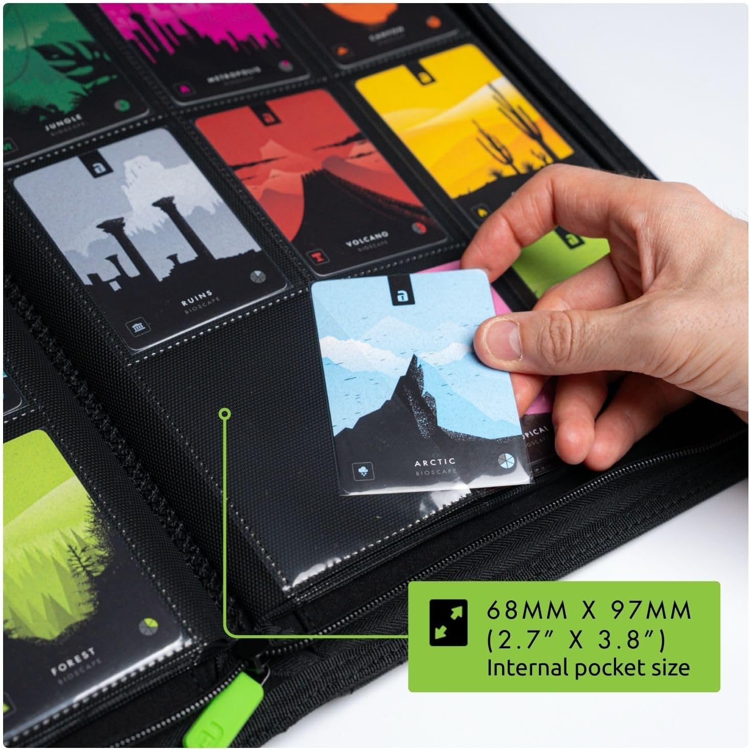 Vault X 9 Pocket Zip Trading Card Binder 360 Cards Exo-Tec (Black)
