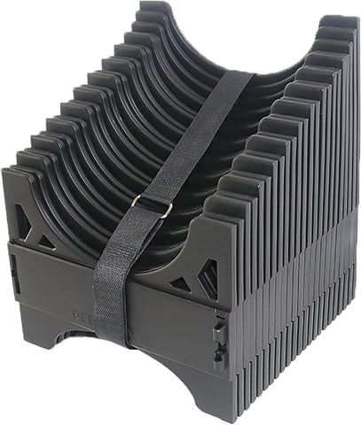 Beech Lane 20 Foot RV Sewer Hose Support with Clip On Accessory Feet for Extra Stability, Patented Nesting Design For Small Storage, Quick Setup and Collapse, Ensures Proper Drainage