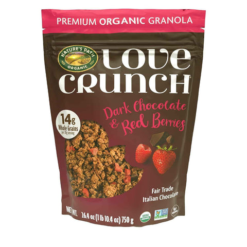 Love Crunch Dark Chocolate & Red Berries Granola, 26.4 oz (Pack of 6)