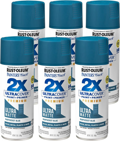 Rust-Oleum Painter's Touch 2X Ultra Cover Spray Paint, Nantucket Blue