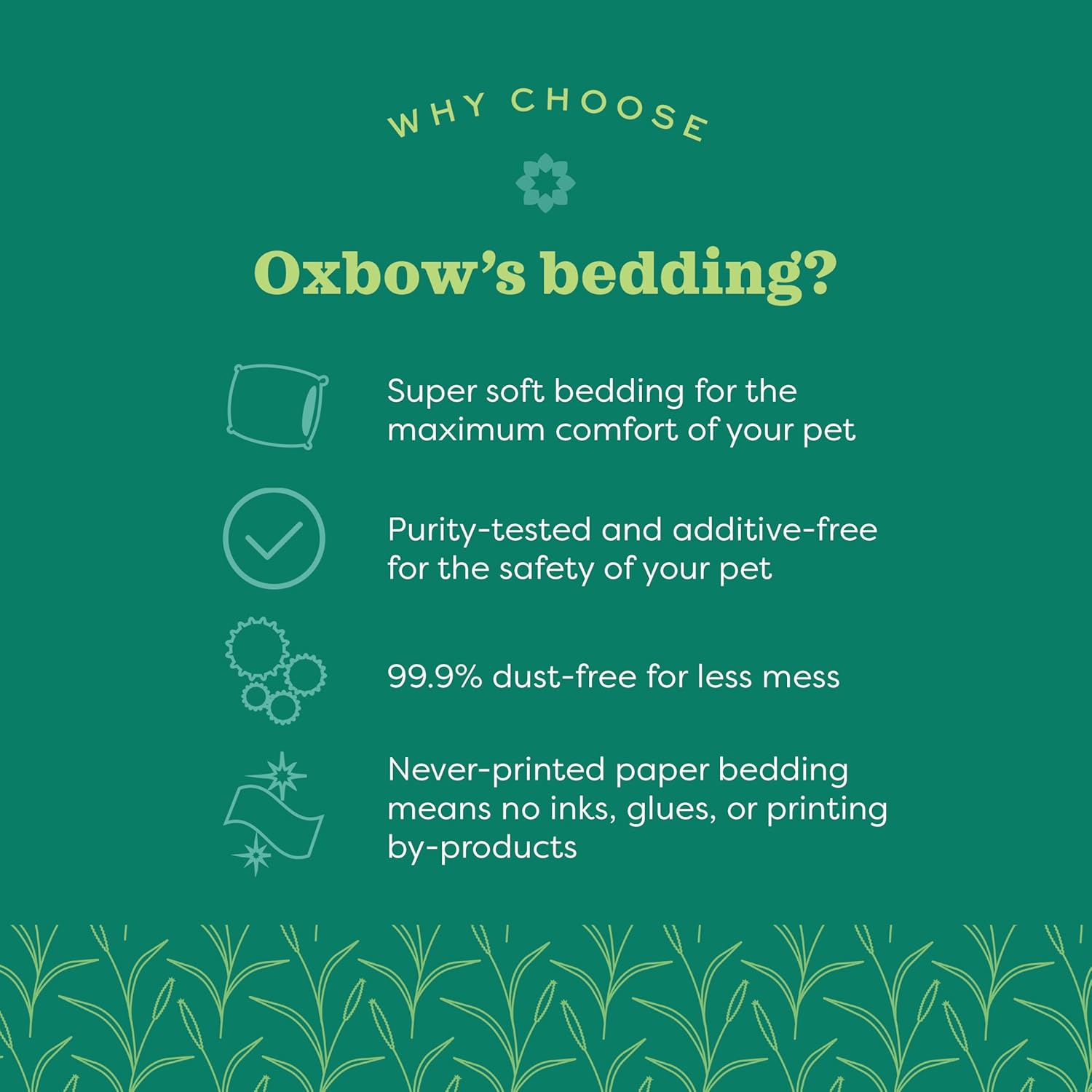 Oxbow Small Animal Bedding, Hamster, Guinea Pig, Rabbit, White, USA, 72 L
