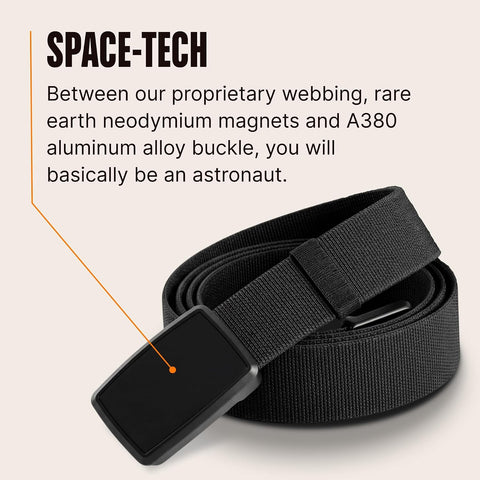 Groove Life Groove Belt Low Profile Magnetic Stretch Belt for Men