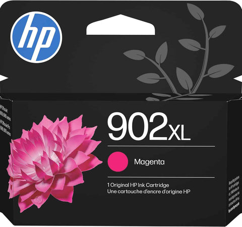 HP 902XL Magenta High-Yield Ink Cartridge | Works with OfficeJet 6950, 6960, Pro 6960, 6970 Series | T6L87AN