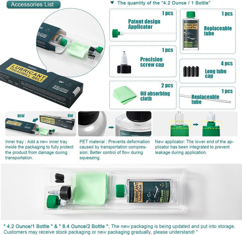 SEKODAY Silicone Treadnmill Belt Lubricants/Lubes, High Temperature Resistant and Stable Lubricant,with Hard Application Tubes and Precision Screw Caps for Easy Use
