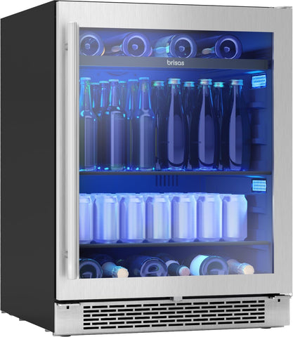 Zephyr Brisas 24 Inch Wine Fridge Beverage Refrigerator ADA-Compliant