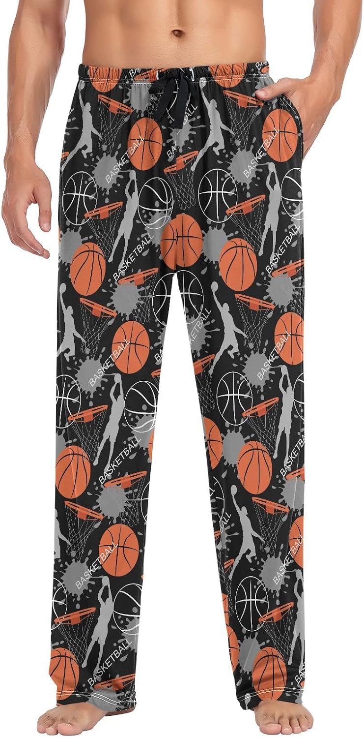 Men's Pajama Pants Soft Sleep Lounge Pjs Bottoms
