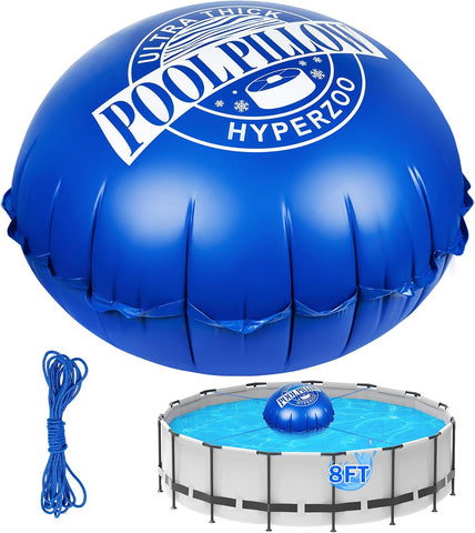 Pool Pillows for Above Ground Pools, Hyperzoo 8 ft Winter Pool Cover Pillow